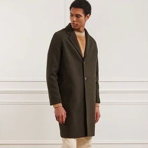 *SOLD OUT* Percival - Trench Coat - Melton Wool - Olive